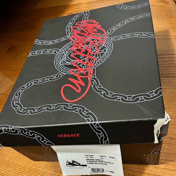 Versace logo platform sneaker size EU 44 - Picture 7 of 7